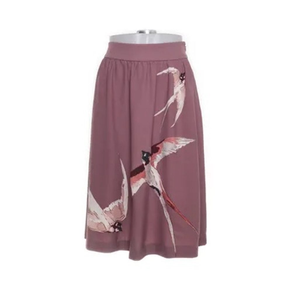Ann Taylor Factory beaded stitched‎ bird skirt size 2